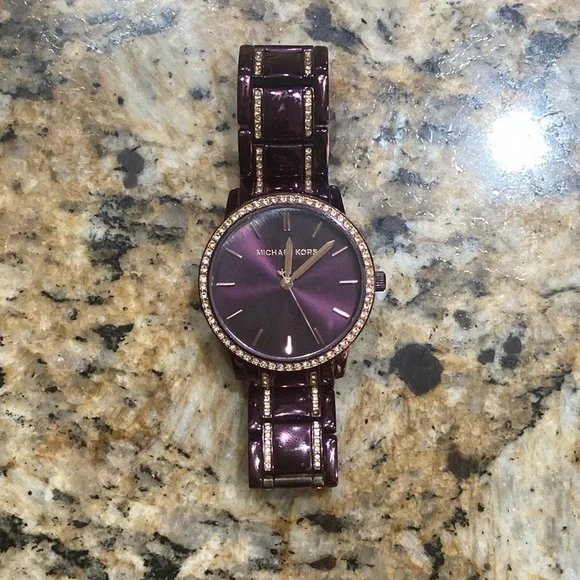 Michael Kors | Accessories | Michael Kors Purple Watch  display picture 1